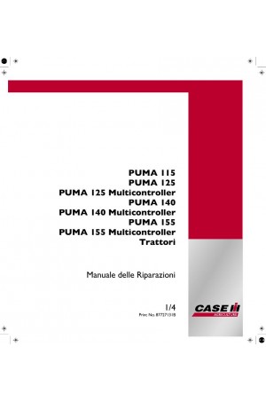 Case IH 115, 125, 140, 155 Service Manual