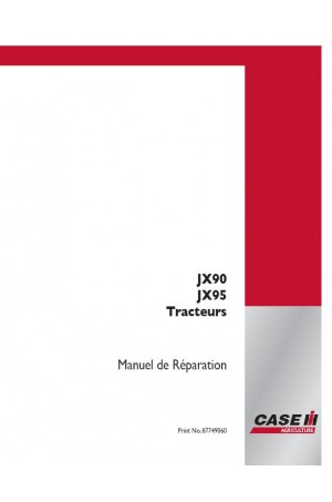 Case IH JX90, JX95 Service Manual