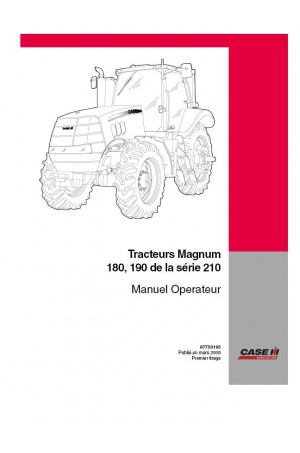 Case IH Magnum 180, Magnum 190, Magnum 210 Operator`s Manual