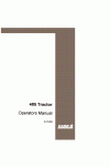 Case IH 485 Operator`s Manual