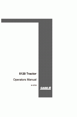 Case IH 5120 Operator`s Manual