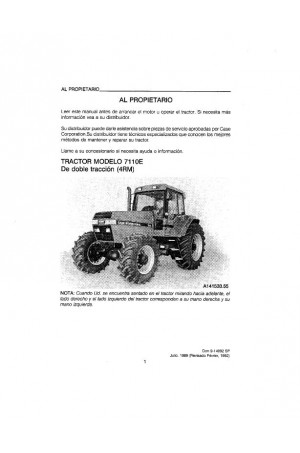 Case IH 7110, 7120 Operator`s Manual