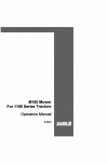 Case IH 1100, M160 Operator`s Manual