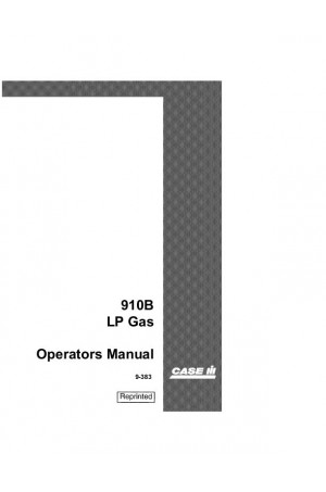 Case IH 910B Operator`s Manual