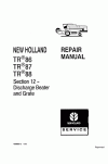 New Holland 12, TR86 Service Manual