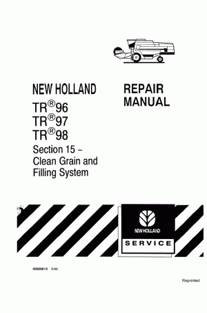 New Holland 15, TR96 Service Manual