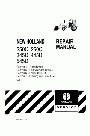 New Holland 2, 250C, 260C, 345D, 445D Service Manual