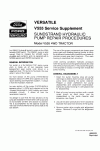 New Holland V555 Service Manual