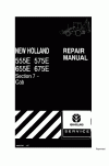 New Holland 555E, 575E, 655E, 675E, 7 Service Manual