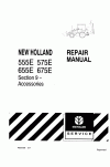 New Holland 555E, 575E, 9 Service Manual