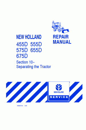 New Holland 455D, 555D, 655D, 675D Service Manual