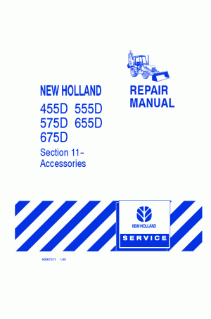 New Holland 455D, 555D, 575D, 655D, 675D Service Manual