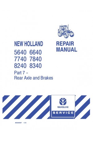 New Holland 5640, 6640, 7740, 7840, 8240, 8340 Service Manual