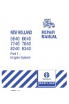 New Holland 5640, 5640SL, 5640SLE, 6640, 6640SL, 6640SLE, 7740, 7740SL, 7740SLE, 7840, 7840SL, 7840SLE, 8240, 8240SL, 8240SLE, 8340, 8340SL, 8340SLE Service Manual