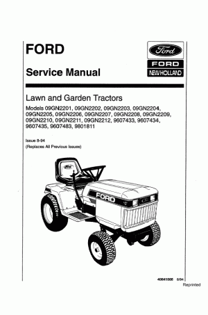 New Holland N/A Service Manual