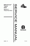 New Holland 8, 9, 9030 Service Manual