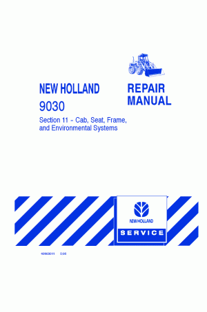 New Holland 10, 11, 9030 Service Manual