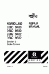 New Holland 9280, 9282, 9480, 9482, 9680, 9682, 9880, 9882 Service Manual