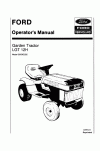 New Holland 12, H Operator`s Manual