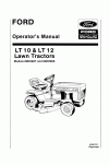 New Holland 12, LT10 Operator`s Manual