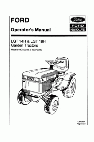 New Holland N/A Operator`s Manual