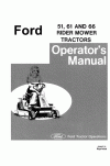 New Holland 51, 61, 66 Operator`s Manual