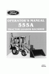 New Holland 555A Operator`s Manual