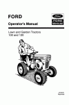 New Holland 100, 120 Operator`s Manual