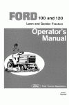 New Holland 100, 120, G, L Operator`s Manual