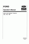 New Holland 125, 145, 165, G, L Operator`s Manual