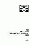 New Holland 160 Operator`s Manual