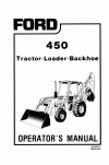 New Holland 450 Operator`s Manual