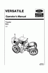 New Holland 500 Operator`s Manual