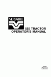 New Holland 555 Operator`s Manual