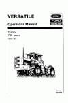 New Holland 2, 700 Operator`s Manual