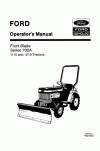 New Holland 1110, 1210, 702A Operator`s Manual
