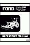 New Holland 1910, 702B Operator`s Manual