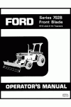 New Holland 1910, 2110, 702B Operator`s Manual