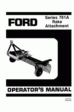 New Holland 35 Operator`s Manual