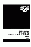 New Holland 855 Operator`s Manual