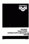 New Holland 950 Operator`s Manual