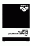 New Holland 975 Operator`s Manual