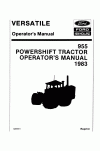 New Holland 955 Operator`s Manual