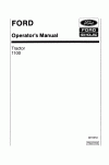 New Holland 1100 Operator`s Manual