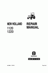 New Holland 1120, 1215, 1220 Service Manual