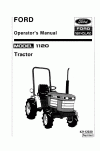 New Holland 1120 Operator`s Manual