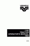 New Holland 1150 Operator`s Manual