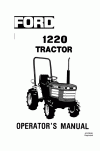 New Holland 1220 Operator`s Manual
