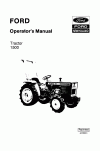New Holland 1500 Operator`s Manual