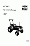 New Holland 1510 Operator`s Manual